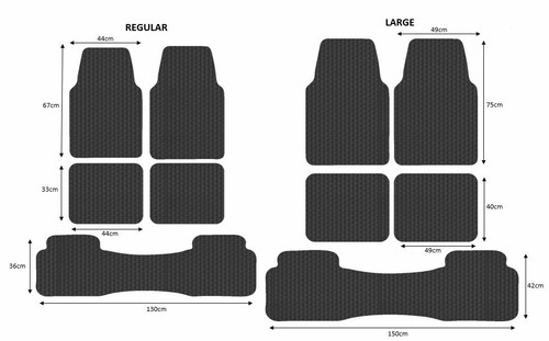 Universal car mats heavy - car,