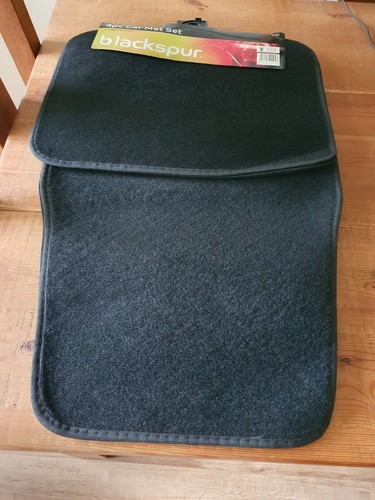 Universal black car - black, mats
